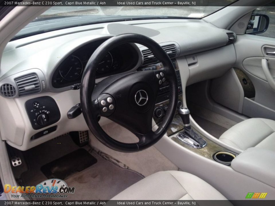 2007 Mercedes-Benz C 230 Sport Capri Blue Metallic / Ash Photo #24