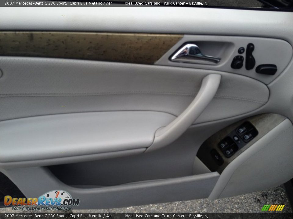 2007 Mercedes-Benz C 230 Sport Capri Blue Metallic / Ash Photo #25