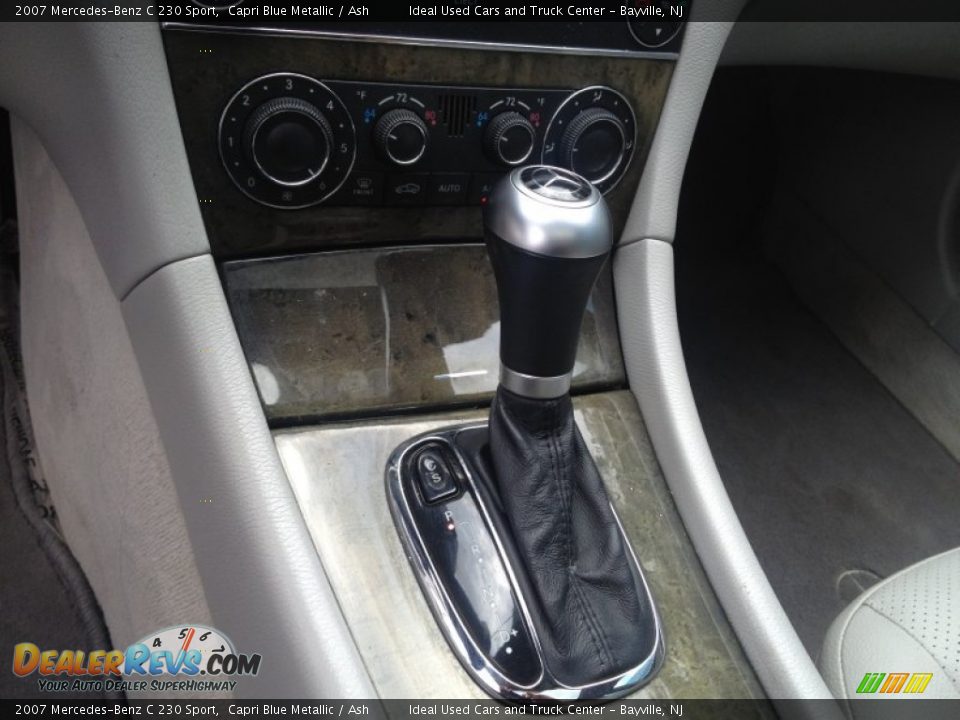 2007 Mercedes-Benz C 230 Sport Capri Blue Metallic / Ash Photo #28