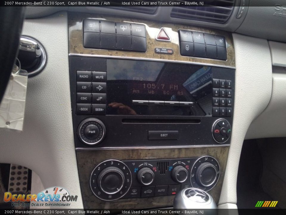 2007 Mercedes-Benz C 230 Sport Capri Blue Metallic / Ash Photo #29