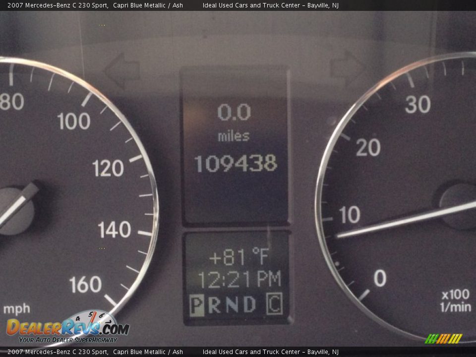 2007 Mercedes-Benz C 230 Sport Capri Blue Metallic / Ash Photo #31