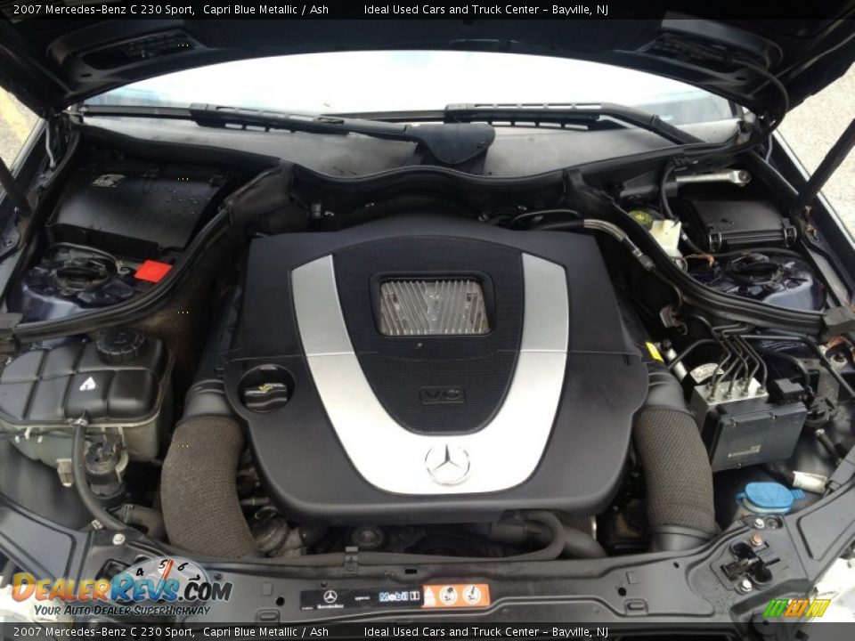 2007 Mercedes-Benz C 230 Sport Capri Blue Metallic / Ash Photo #33