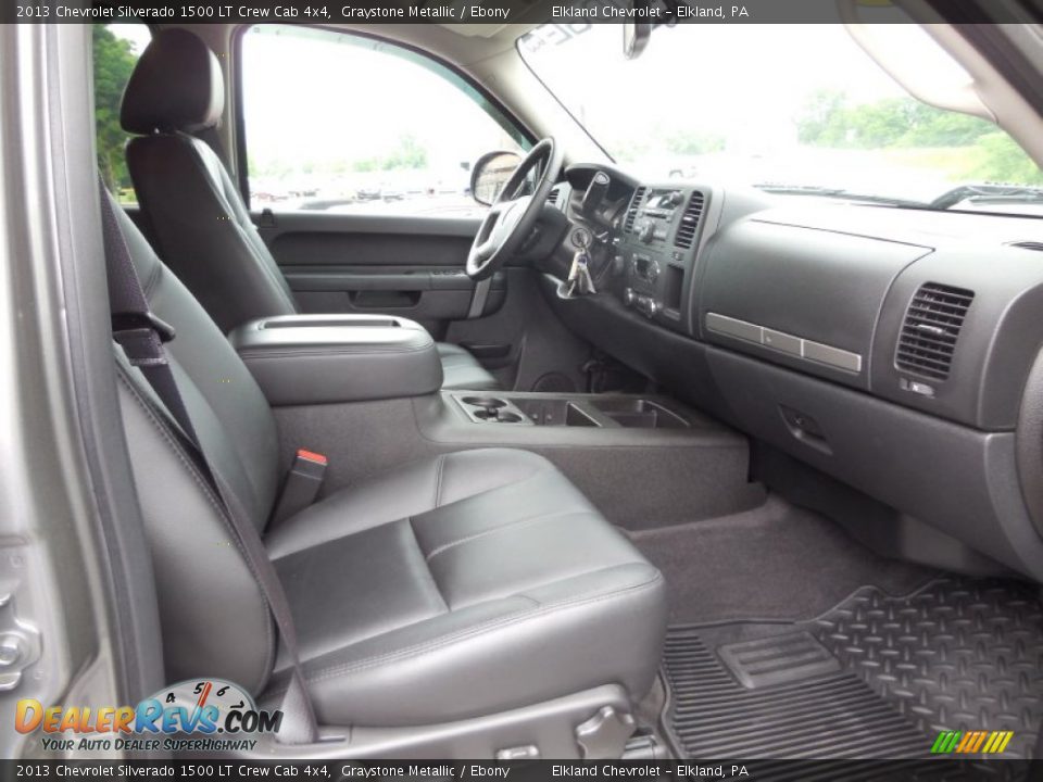 2013 Chevrolet Silverado 1500 LT Crew Cab 4x4 Graystone Metallic / Ebony Photo #19