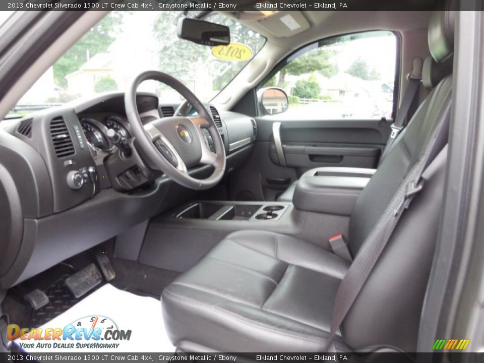 2013 Chevrolet Silverado 1500 LT Crew Cab 4x4 Graystone Metallic / Ebony Photo #21