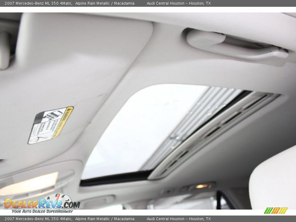 2007 Mercedes-Benz ML 350 4Matic Alpine Rain Metallic / Macadamia Photo #26