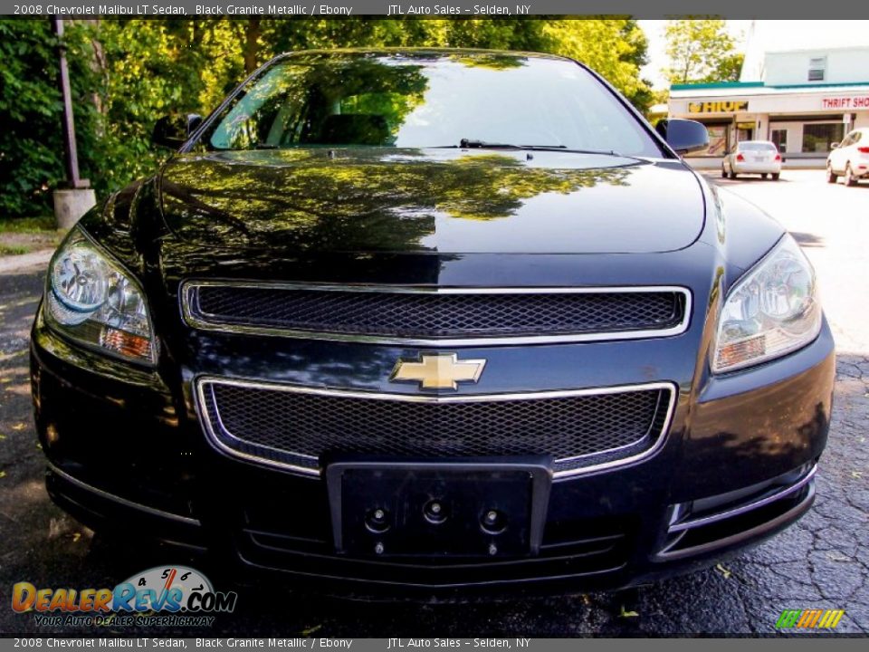 2008 Chevrolet Malibu LT Sedan Black Granite Metallic / Ebony Photo #2