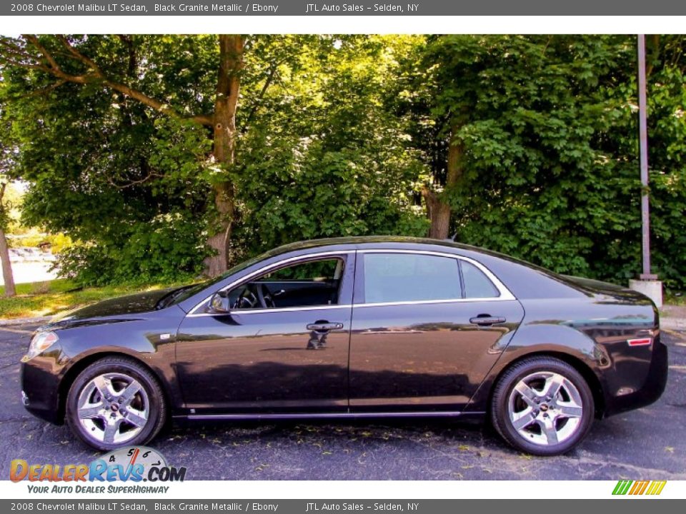Black Granite Metallic 2008 Chevrolet Malibu LT Sedan Photo #3