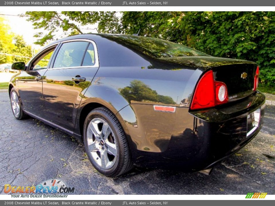 2008 Chevrolet Malibu LT Sedan Black Granite Metallic / Ebony Photo #4
