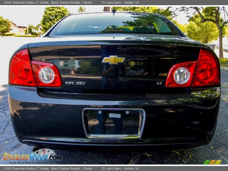 2008 Chevrolet Malibu LT Sedan Black Granite Metallic / Ebony Photo #5