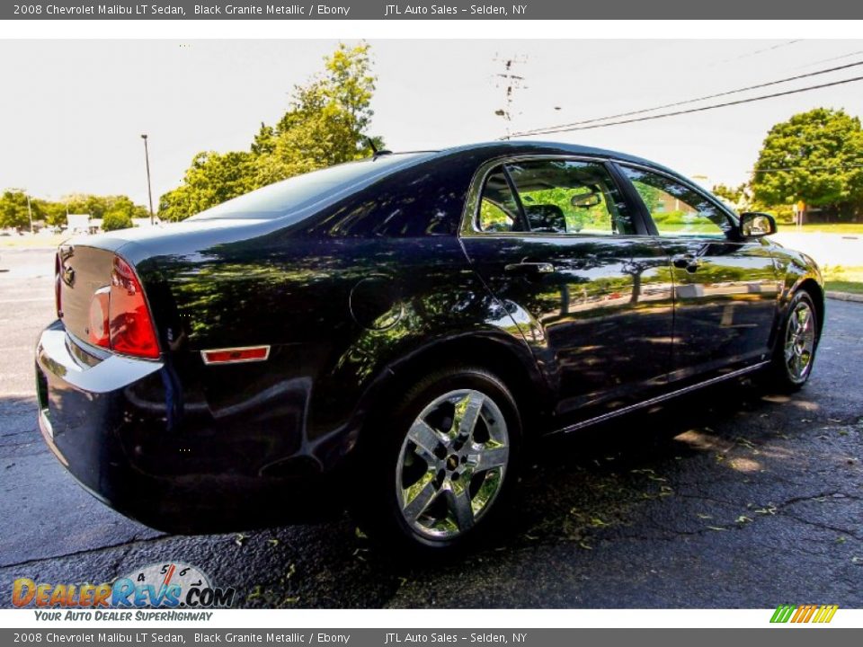 2008 Chevrolet Malibu LT Sedan Black Granite Metallic / Ebony Photo #6