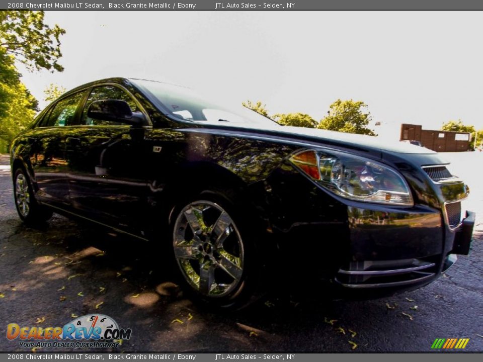 2008 Chevrolet Malibu LT Sedan Black Granite Metallic / Ebony Photo #8
