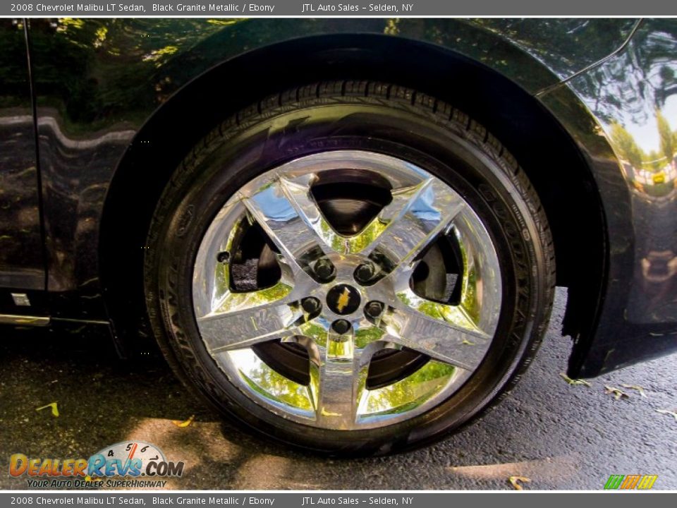 2008 Chevrolet Malibu LT Sedan Black Granite Metallic / Ebony Photo #9