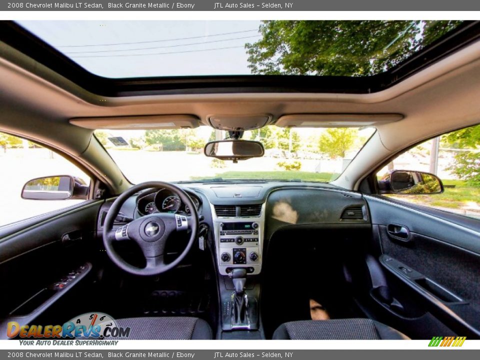 2008 Chevrolet Malibu LT Sedan Black Granite Metallic / Ebony Photo #14