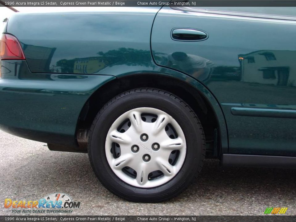 1996 Acura Integra LS Sedan Cypress Green Pearl Metallic / Beige Photo #29