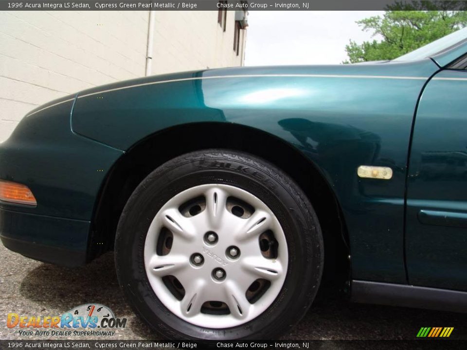 1996 Acura Integra LS Sedan Cypress Green Pearl Metallic / Beige Photo #31