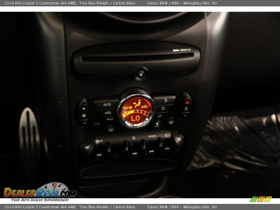 2014 Mini Cooper S Countryman All4 AWD True Blue Metallic / Carbon Black Photo #10