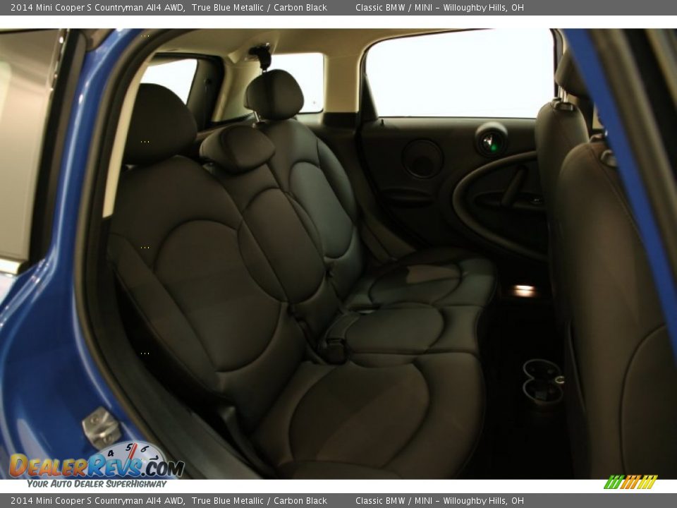 2014 Mini Cooper S Countryman All4 AWD True Blue Metallic / Carbon Black Photo #13