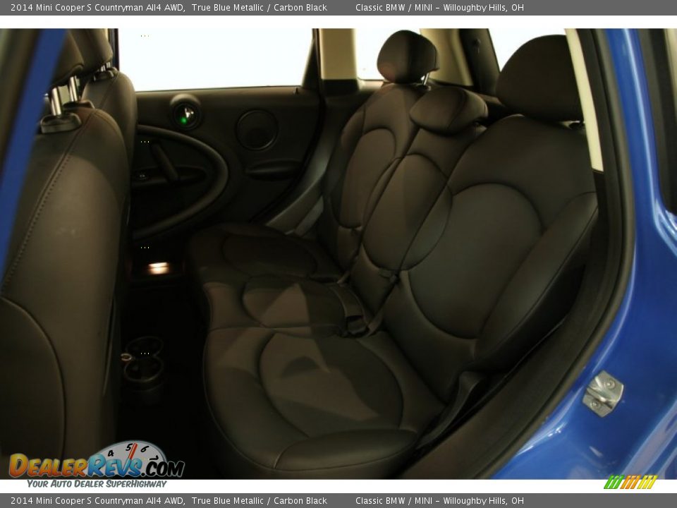 2014 Mini Cooper S Countryman All4 AWD True Blue Metallic / Carbon Black Photo #14