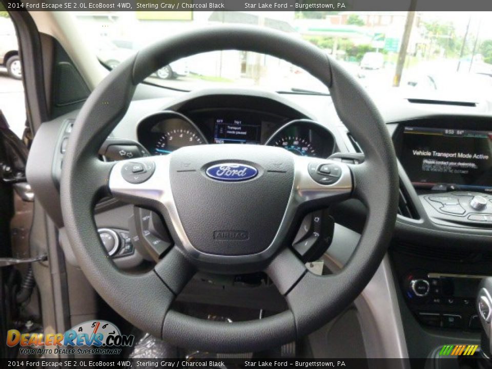 2014 Ford Escape SE 2.0L EcoBoost 4WD Sterling Gray / Charcoal Black Photo #17