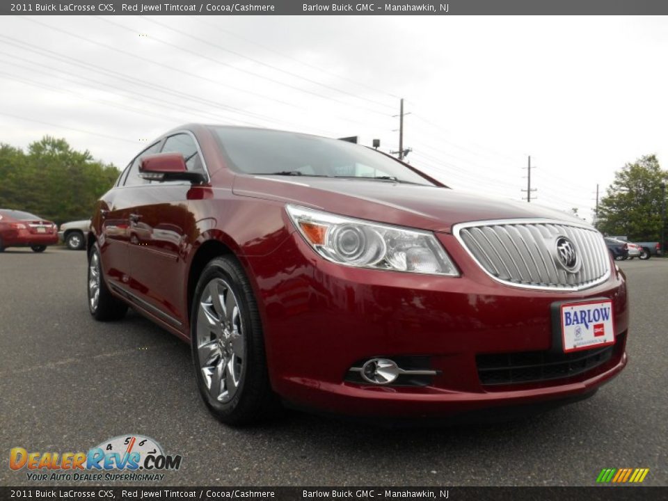 2011 Buick LaCrosse CXS Red Jewel Tintcoat / Cocoa/Cashmere Photo #1