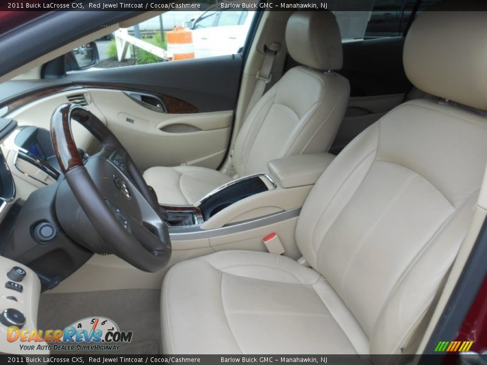 2011 Buick LaCrosse CXS Red Jewel Tintcoat / Cocoa/Cashmere Photo #16