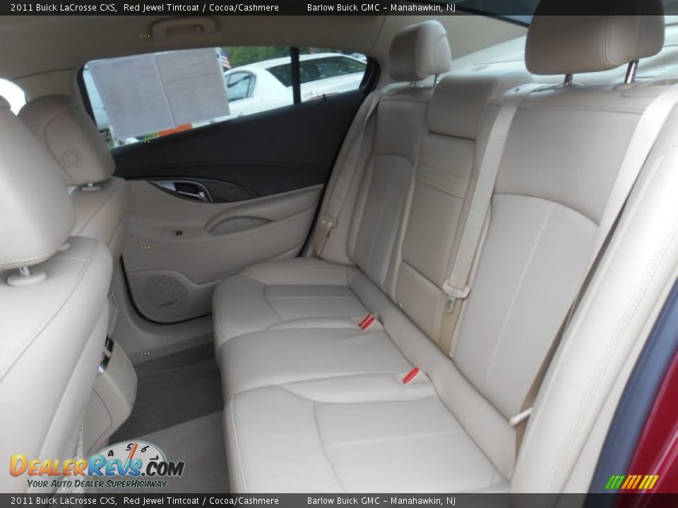 2011 Buick LaCrosse CXS Red Jewel Tintcoat / Cocoa/Cashmere Photo #17