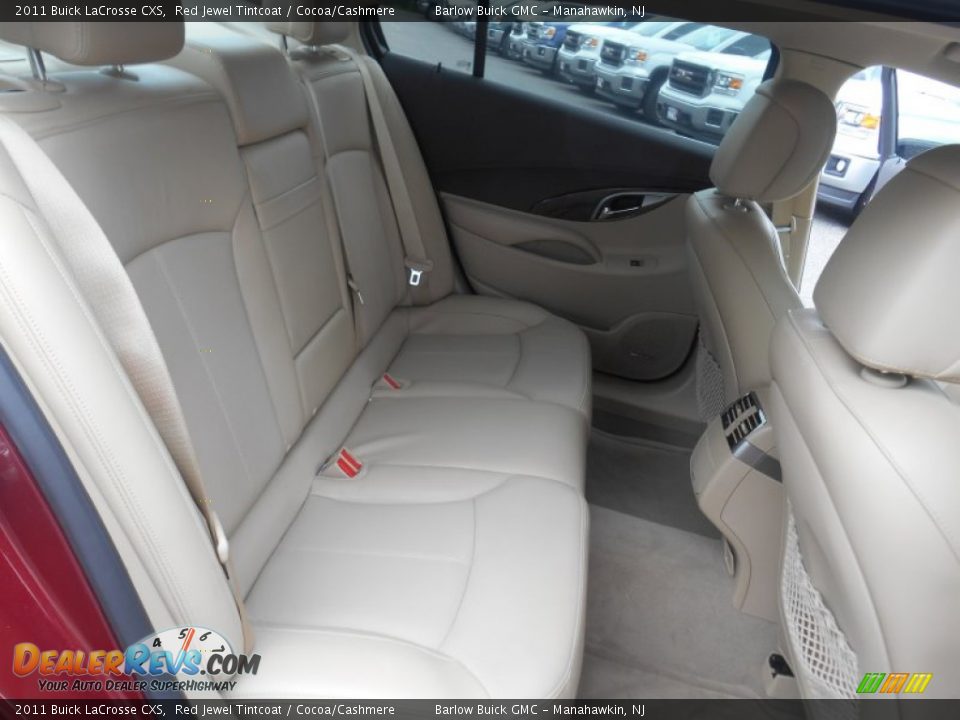 2011 Buick LaCrosse CXS Red Jewel Tintcoat / Cocoa/Cashmere Photo #18