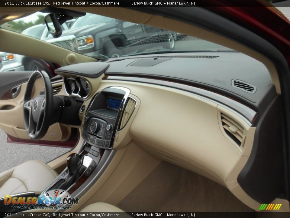 2011 Buick LaCrosse CXS Red Jewel Tintcoat / Cocoa/Cashmere Photo #19