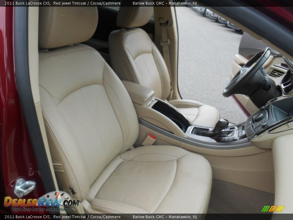 2011 Buick LaCrosse CXS Red Jewel Tintcoat / Cocoa/Cashmere Photo #20