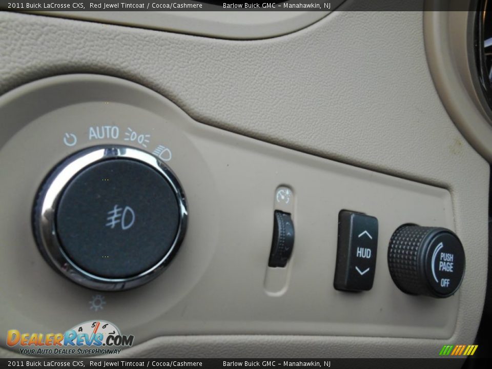 2011 Buick LaCrosse CXS Red Jewel Tintcoat / Cocoa/Cashmere Photo #21