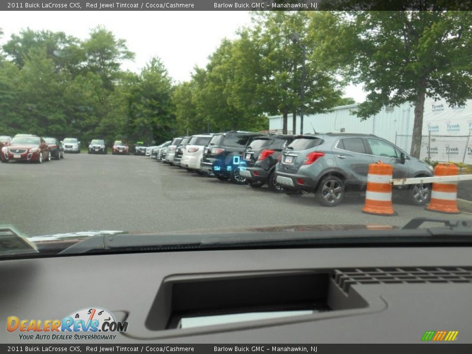 2011 Buick LaCrosse CXS Red Jewel Tintcoat / Cocoa/Cashmere Photo #22