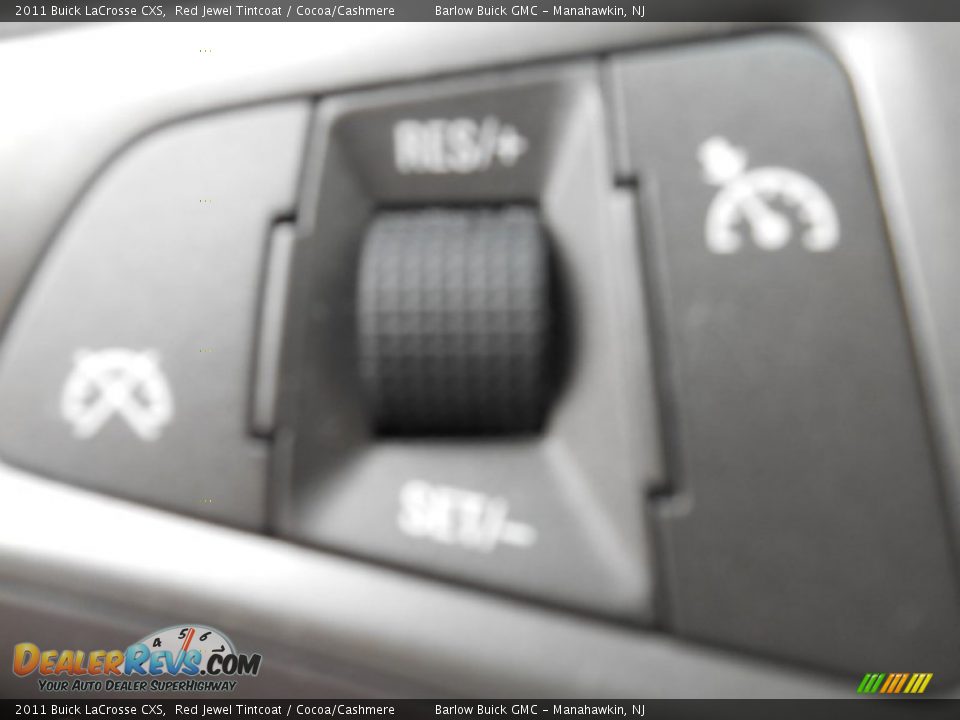 2011 Buick LaCrosse CXS Red Jewel Tintcoat / Cocoa/Cashmere Photo #23