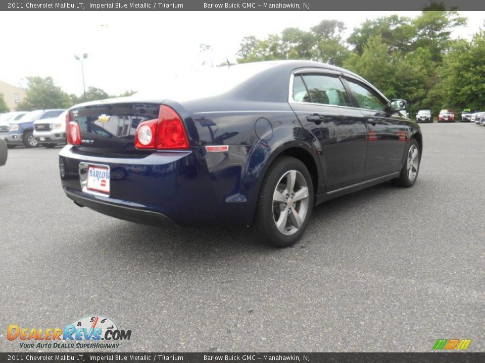 2011 Chevrolet Malibu LT Imperial Blue Metallic / Titanium Photo #7