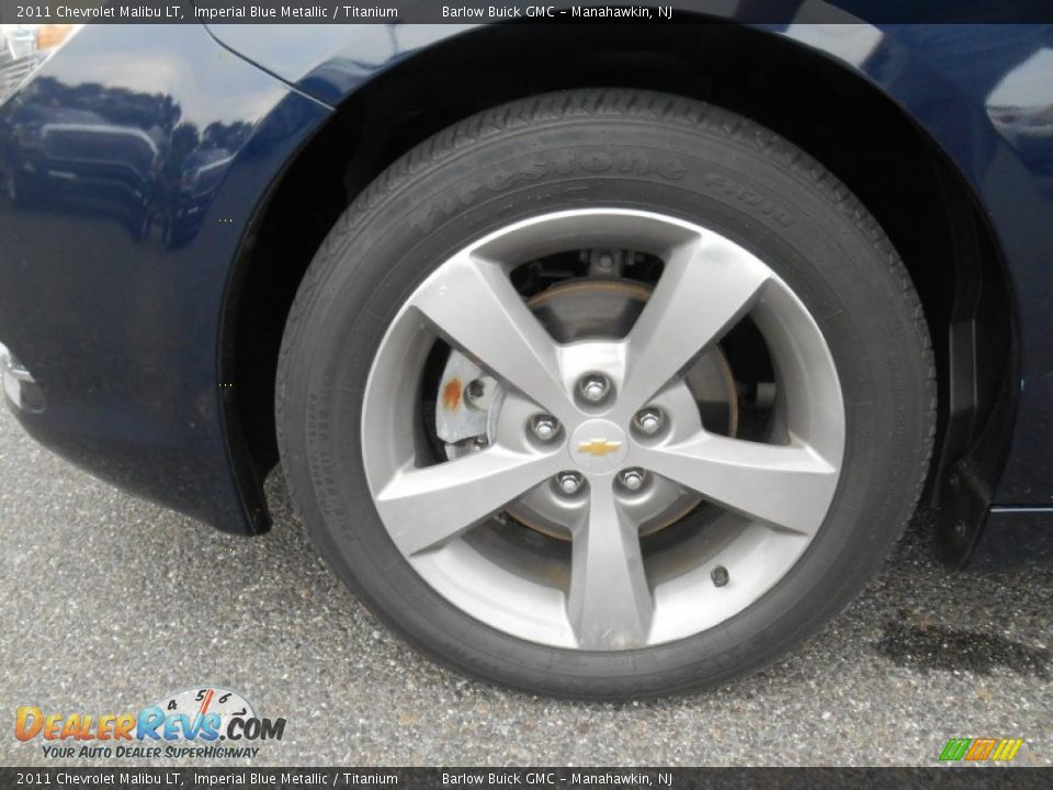 2011 Chevrolet Malibu LT Imperial Blue Metallic / Titanium Photo #12