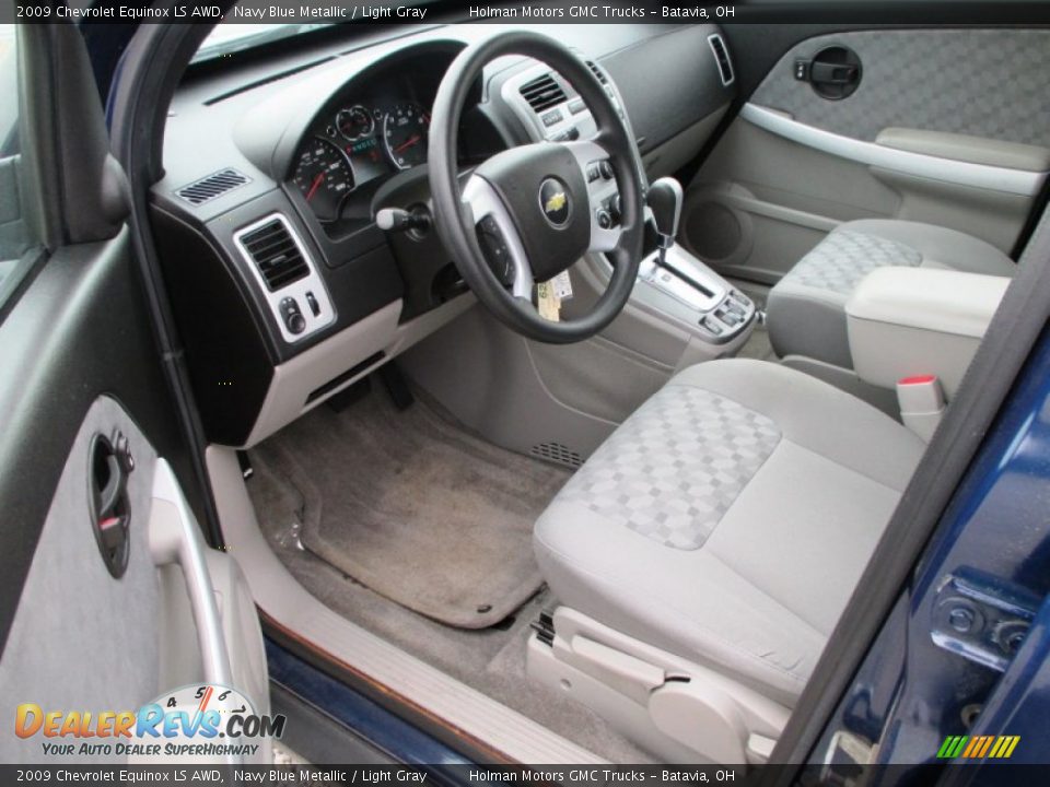 Light Gray Interior - 2009 Chevrolet Equinox LS AWD Photo #4