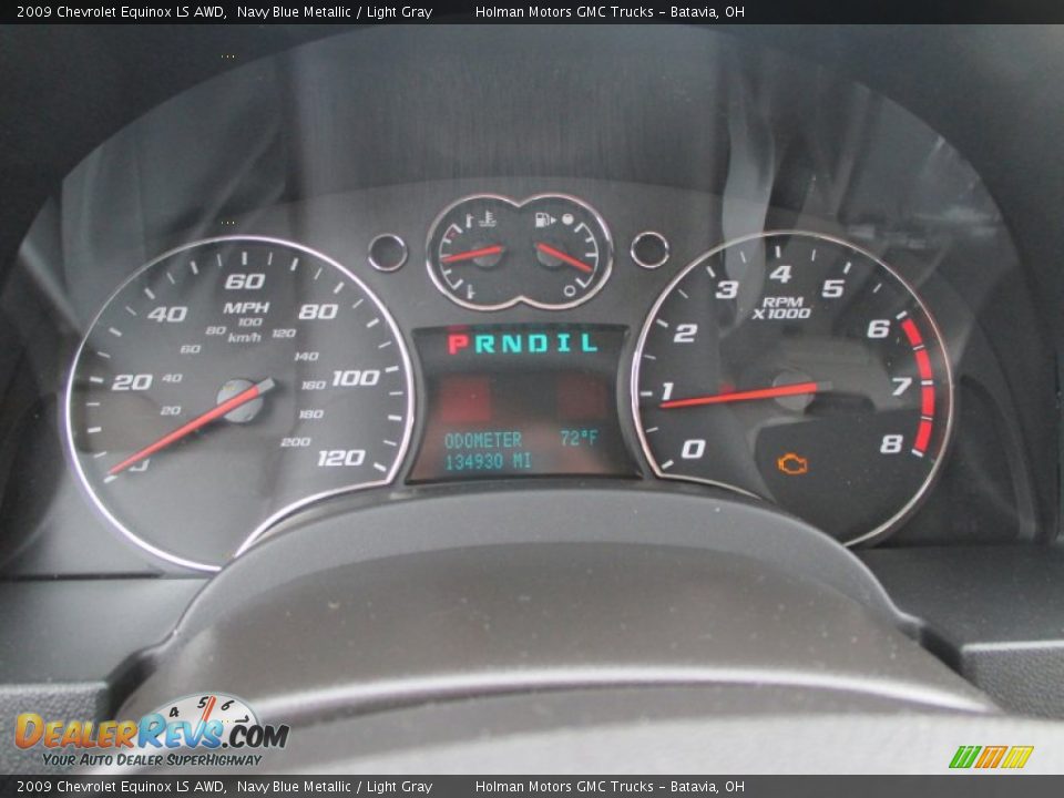 2009 Chevrolet Equinox LS AWD Gauges Photo #9