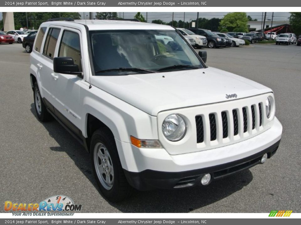2014 Jeep Patriot Sport Bright White / Dark Slate Gray Photo #2