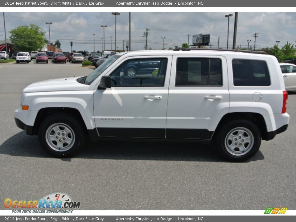 2014 Jeep Patriot Sport Bright White / Dark Slate Gray Photo #3
