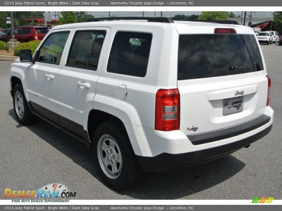2014 Jeep Patriot Sport Bright White / Dark Slate Gray Photo #4