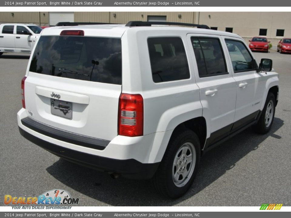 2014 Jeep Patriot Sport Bright White / Dark Slate Gray Photo #5
