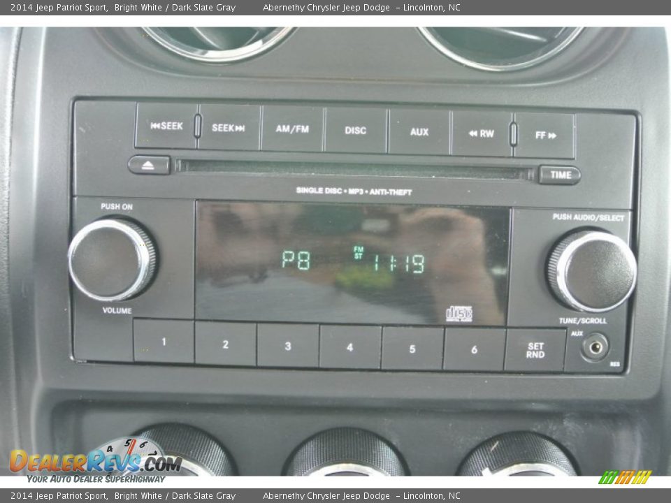 2014 Jeep Patriot Sport Bright White / Dark Slate Gray Photo #14