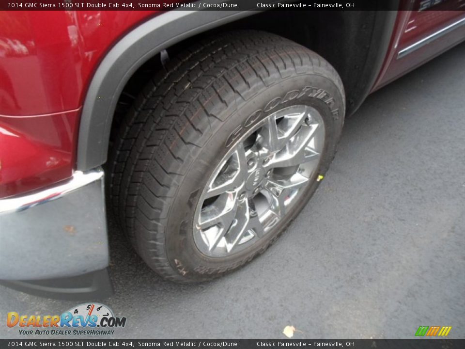 2014 GMC Sierra 1500 SLT Double Cab 4x4 Sonoma Red Metallic / Cocoa/Dune Photo #3