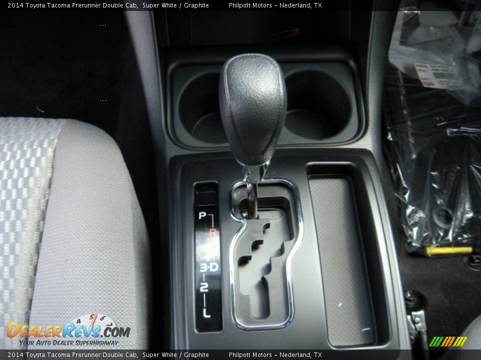 2014 Toyota Tacoma Prerunner Double Cab Super White / Graphite Photo #29