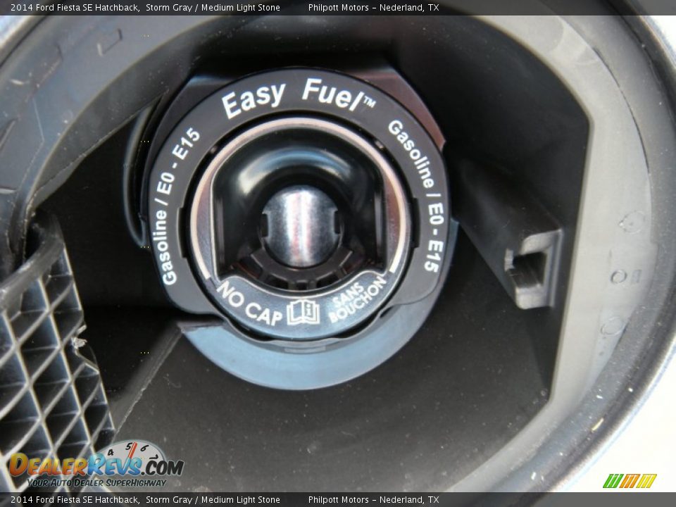 2014 Ford Fiesta SE Hatchback Storm Gray / Medium Light Stone Photo #13