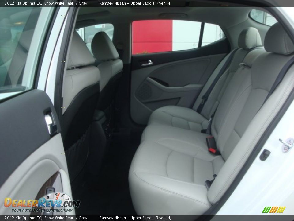 2012 Kia Optima EX Snow White Pearl / Gray Photo #15