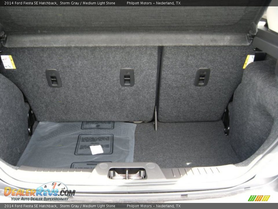 2014 Ford Fiesta SE Hatchback Storm Gray / Medium Light Stone Photo #18