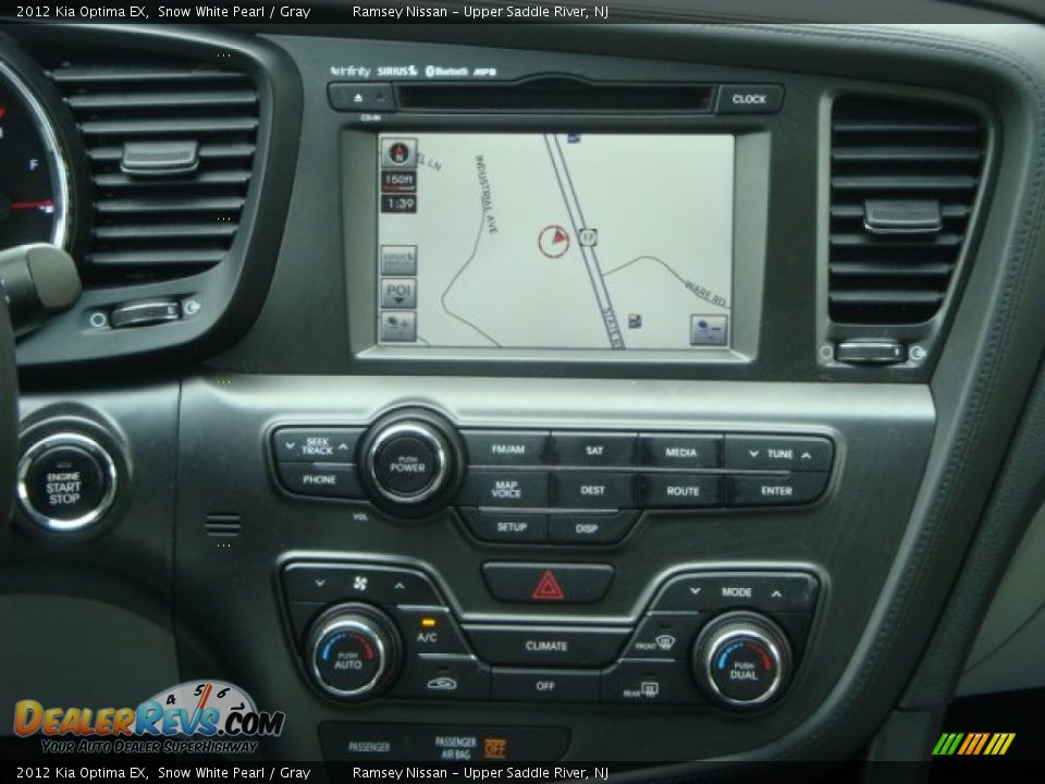 2012 Kia Optima EX Snow White Pearl / Gray Photo #20