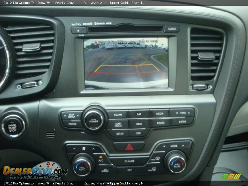 2012 Kia Optima EX Snow White Pearl / Gray Photo #21