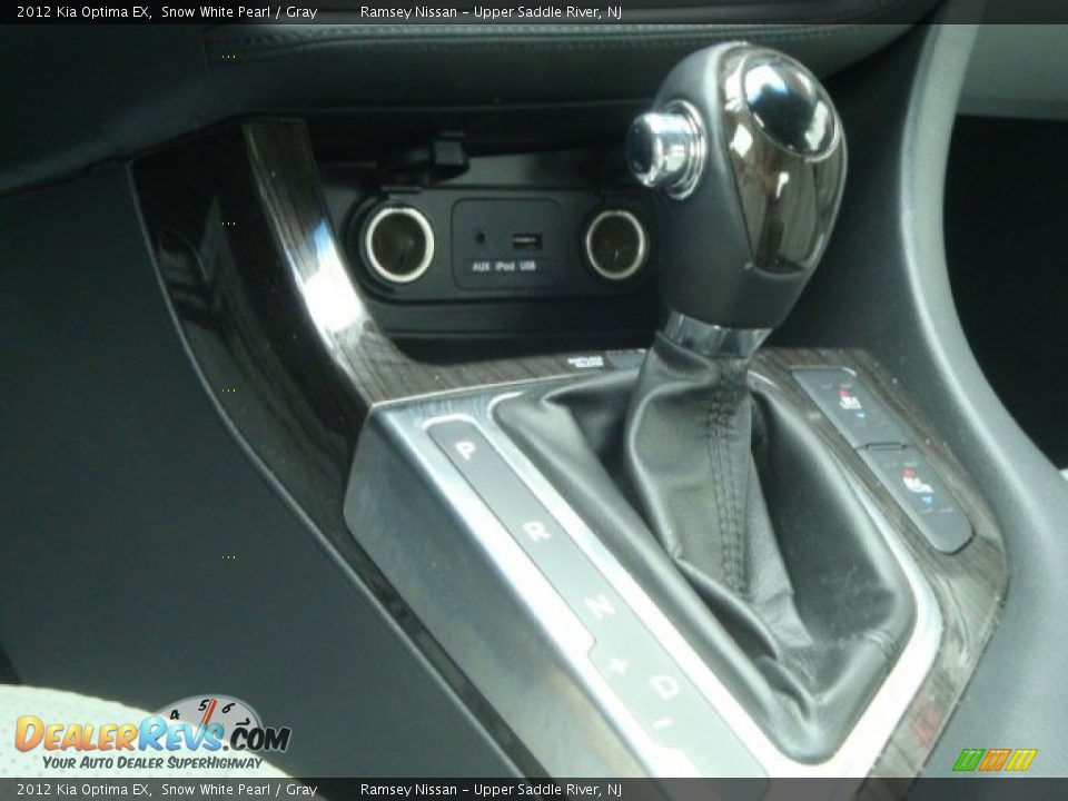 2012 Kia Optima EX Snow White Pearl / Gray Photo #22