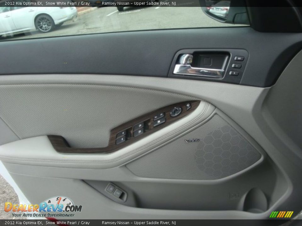 2012 Kia Optima EX Snow White Pearl / Gray Photo #23